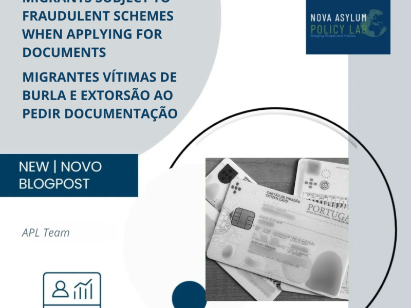 Migrants subject to fraudulent schemes when applying for documents | Migrantes vítimas de burla e extorsão ao pedir documentação